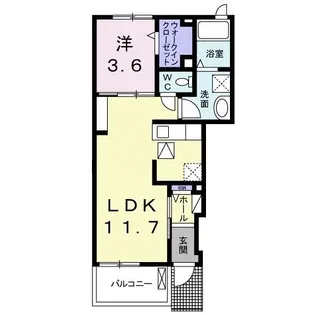 ブリランテ【1階】の間取り