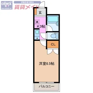 グランヒルズ【2階】の間取り