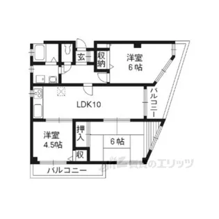 ハリマシリーズ3【3階】の間取り