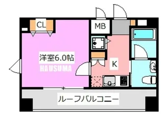 エルヴィエントアース田端【6階】の間取り