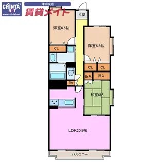 ドムス喜兵衛 風の棟【1階】の間取り