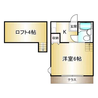 カサ・デ・ペルラ【1階】の間取り