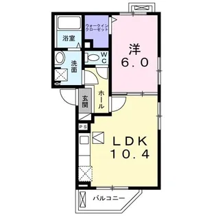 ベルフラワー【1階】の間取り