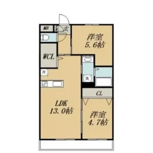 Growth Nishiki【5階】の間取り