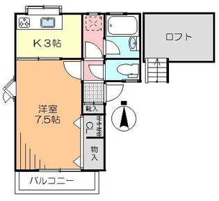 アドバンスハイム【2階】の間取り