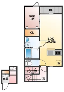 Descansar【2階】の間取り
