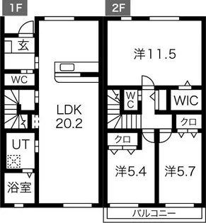 GloriaII【1階】の間取り