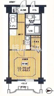 東京都練馬区中村北2【マンション】の間取り