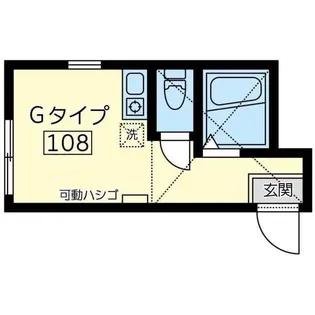 ユナイト中野島オステリアの杜【1階】の間取り