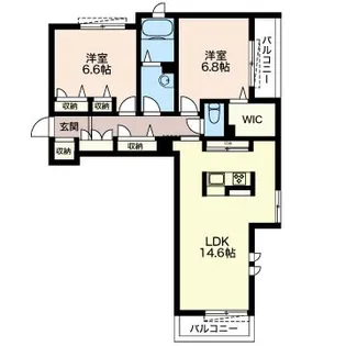 M-Ruscello(エム・ルシェロ)【2階】の間取り