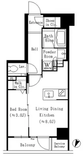 スターヒルズ関内【10階】の間取り