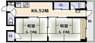 清和苑【2階】の間取り