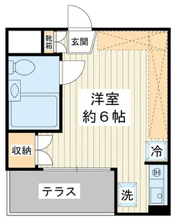 ブランノーヴァ塩焼【1階】の間取り