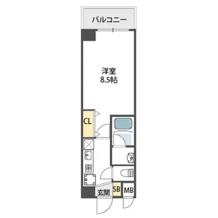 クレセールONE【2階】の間取り