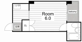エルベコート関目【3階】の間取り