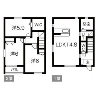 りずむはうす αの間取り
