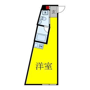 王子本町2丁目北棟【1階】の間取り