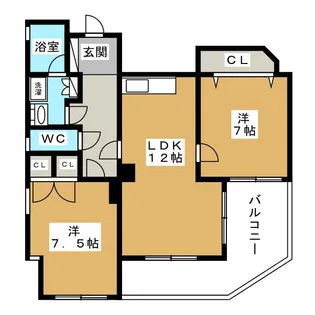 HOMES 3361【2階】の間取り