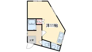 井戸ビル【4階】の間取り