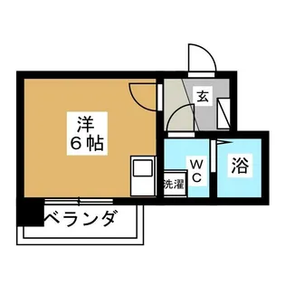ダイニチ館F1番館【4階】の間取り