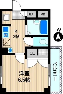 OVEST Kawasaki【6階】の間取り