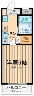 檜の森ハイツ【3階】の間取り