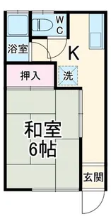 マロンハイツ【1階】の間取り