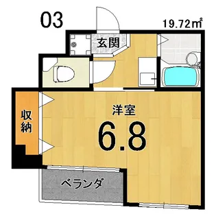 ホームズさいいん【7階】の間取り