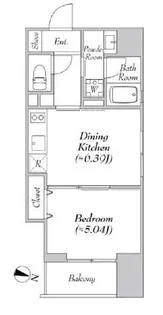 エルスタンザ神田須田町【2階】の間取り