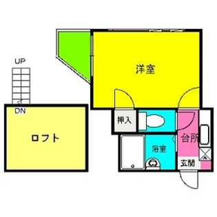 コンパートハウス藤崎【1階】の間取り