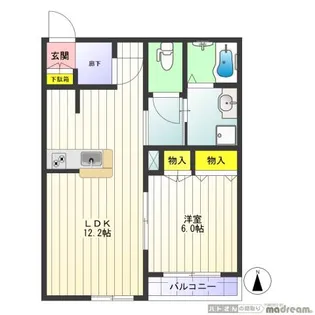 Villaタカフジ【3階】の間取り