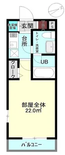 レジェンド南品川【2階】の間取り