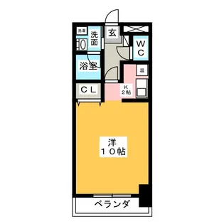 アネックス田幡【6階】の間取り