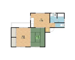 ハイツふじやま【2階】の間取り