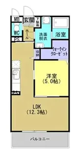 Lien Lavie A【3階】の間取り