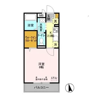 グランドール【1階】の間取り