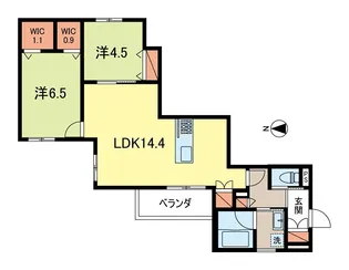 CREST I【1階】の間取り