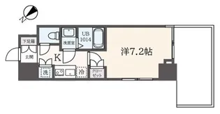 フェルテ中野【4階】の間取り