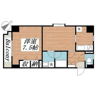 サンアーバン目黒【7階】の間取り