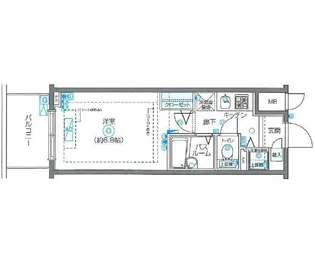 フェニックス川崎弐番館【7階】の間取り