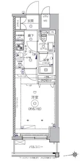 クレイシア秋葉原【6階】の間取り