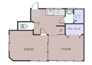たけマンション(甲突町)【3階】の間取り