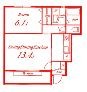 カサ ミラ【1階】の間取り