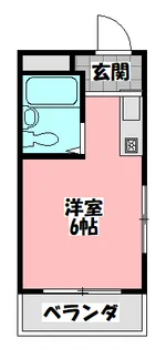 エムロード日吉【6階】の間取り