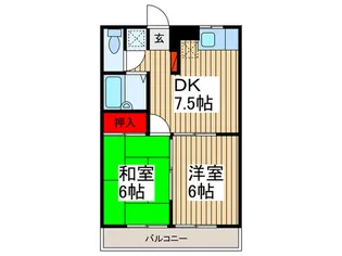 エステートピア リズム【2階】の間取り