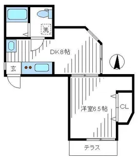 ARTS沼袋【1階】の間取り
