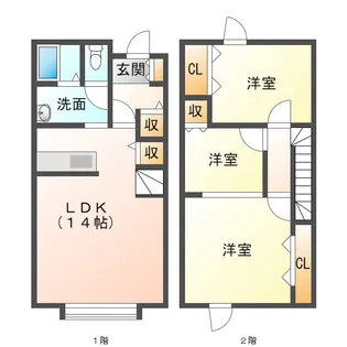 プリマード新中野【1階】の間取り