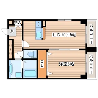 フォーレストユイ【1階】の間取り