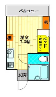 ネットビル3【2階】の間取り