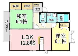エティンセラー21 C棟【2階】の間取り